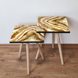 Hanah Home Mesas Nido Multicolor (2 Piezas)